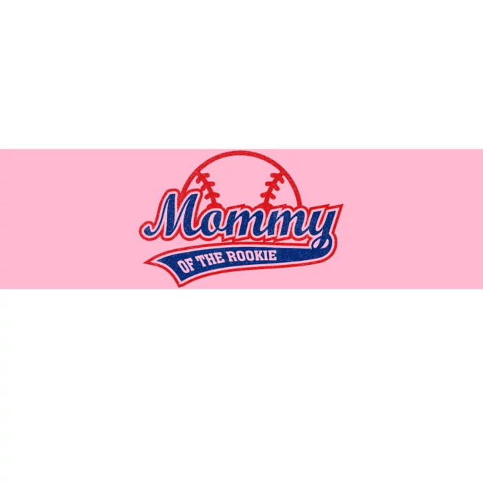 Funny Retro Baseball Mommy of the Rookie Bumper Sticker