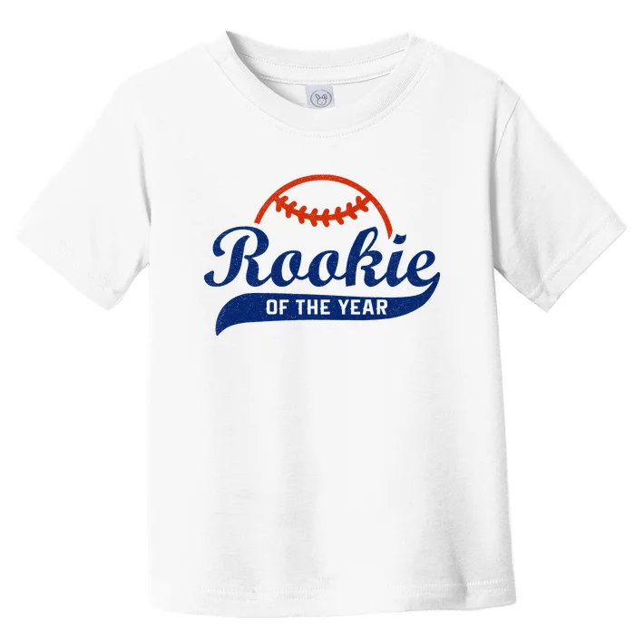 Funny Retro Baseball Rookie of the Year (1) Toddler T-Shirt