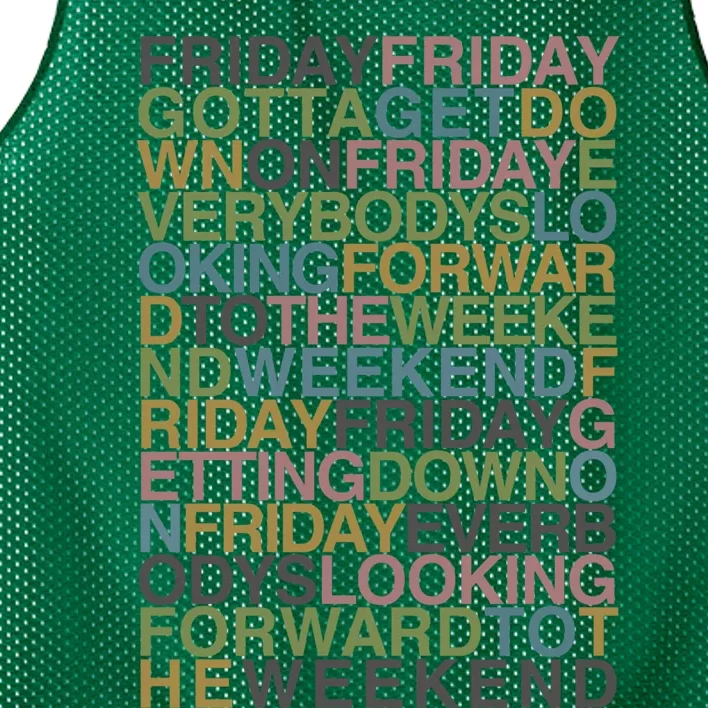 Friday Rebecca Black Mesh Reversible Basketball Jersey Tank