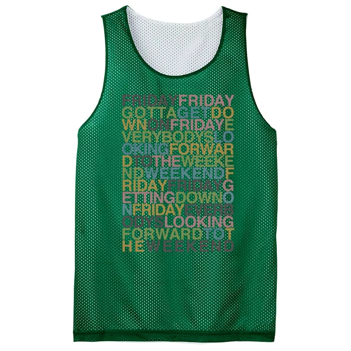 Friday Rebecca Black Mesh Reversible Basketball Jersey Tank