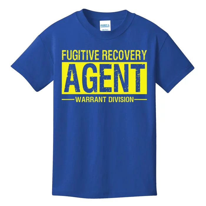 Fugitive Recovery Bail Agent Halloween Costume Kids T-Shirt