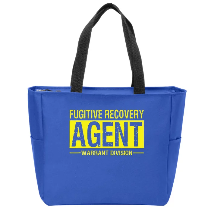 Fugitive Recovery Bail Agent Halloween Costume Zip Tote Bag