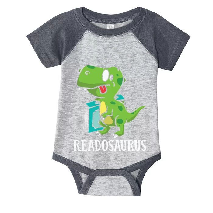 Funny Reading Book Readers Dinosaur Dino Apparel Infant Baby Jersey Bodysuit