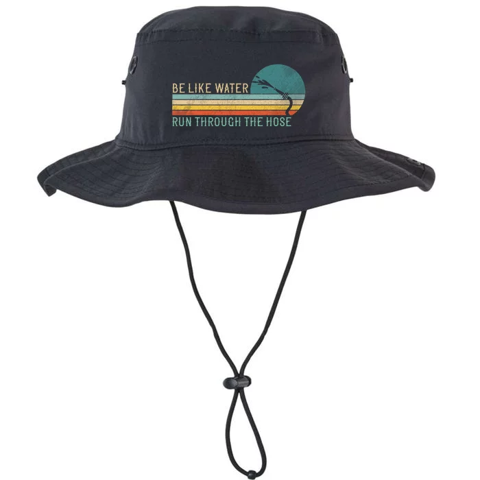 Funny Retro Be Like Water Run Through The Hose Legacy Cool Fit Booney Bucket Hat