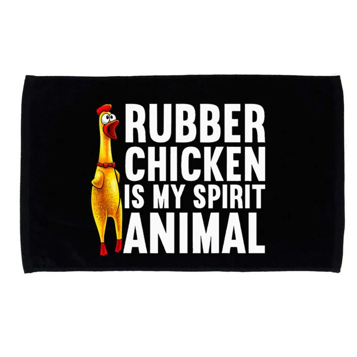 Funny Rubber Chicken Rubber Chicken Lover Microfiber Hand Towel