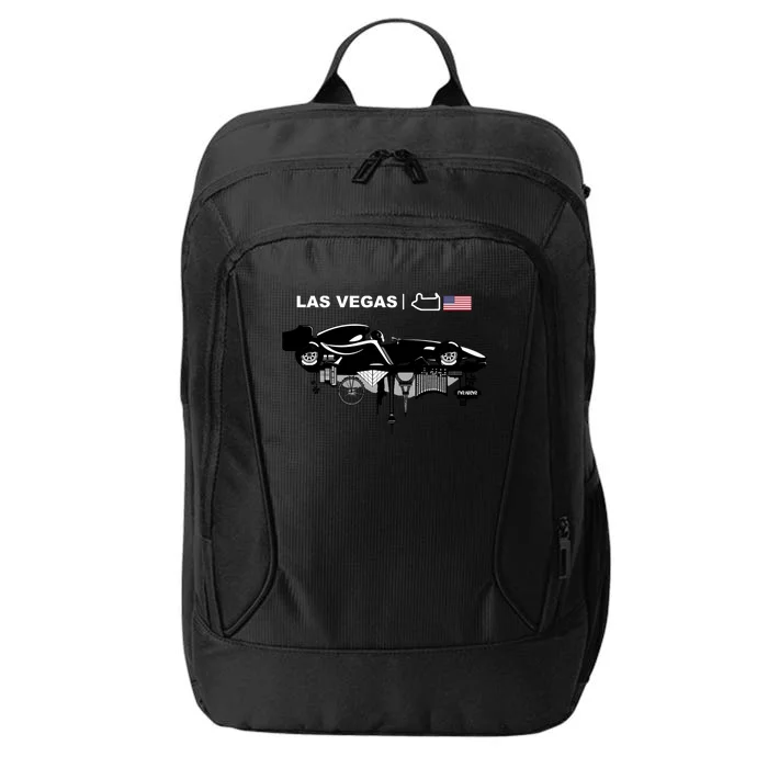 Formula Racing Car Las Vegas Circuit Usa City Backpack