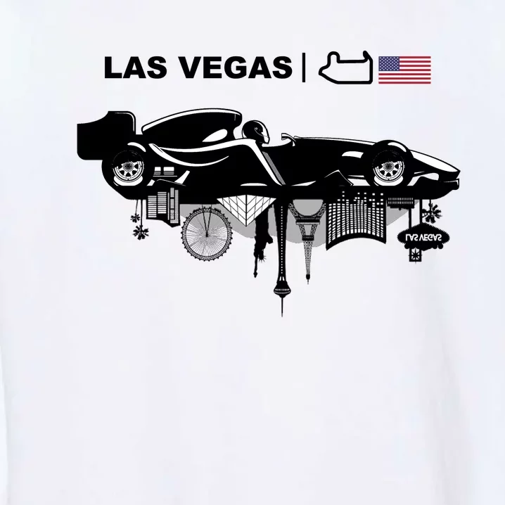 Formula Racing Car Las Vegas Circuit Usa Garment-Dyed Sweatshirt