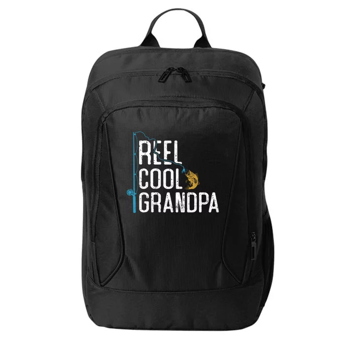 Fishing Reel Cool Grandpa Father’S Day Gift For Fisher Cute Gift City Backpack