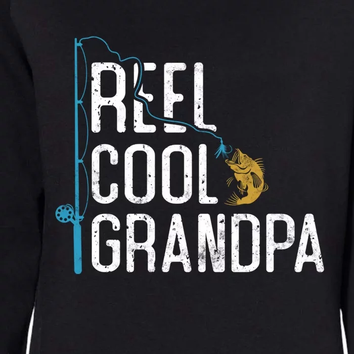 Fishing Reel Cool Grandpa Father’S Day Gift For Fisher Cute Gift Womens California Wash Sweatshirt