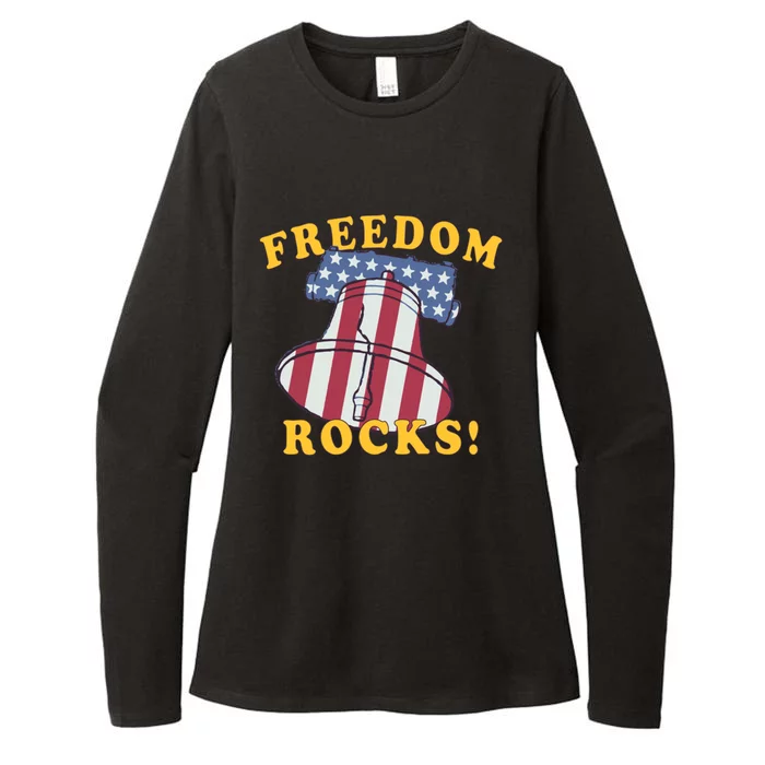 Freedom Rocks Cool Gift Womens CVC Long Sleeve Shirt