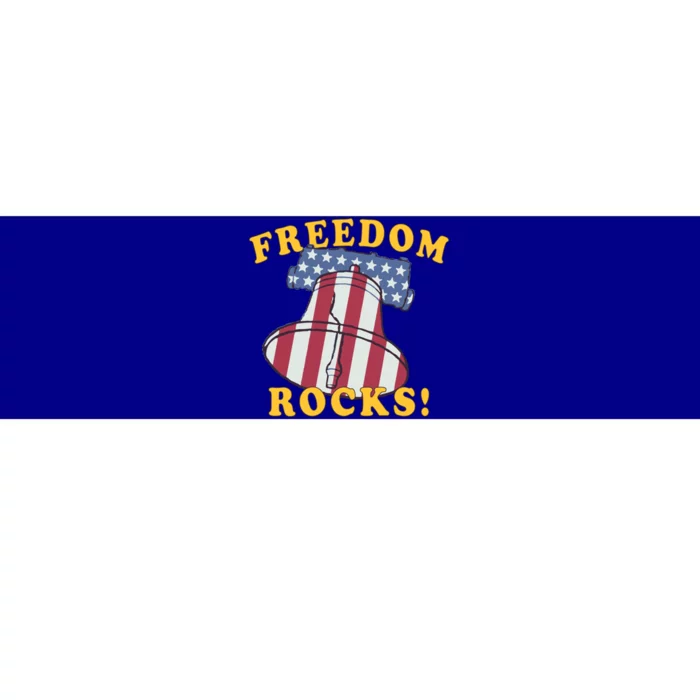 Freedom Rocks Cool Gift Bumper Sticker