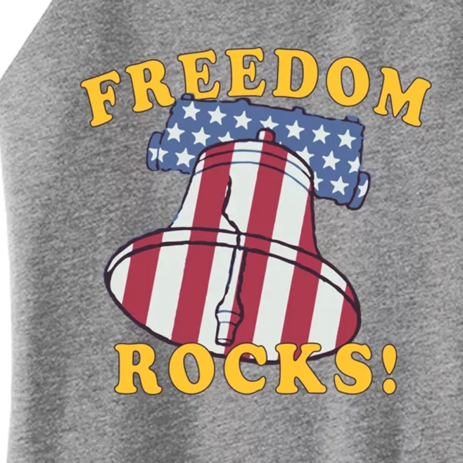 Freedom Rocks Cool Gift Women’s Perfect Tri Rocker Tank