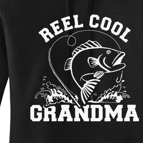 Fishing Reel Cool Grandma Women's Pullover Hoodie