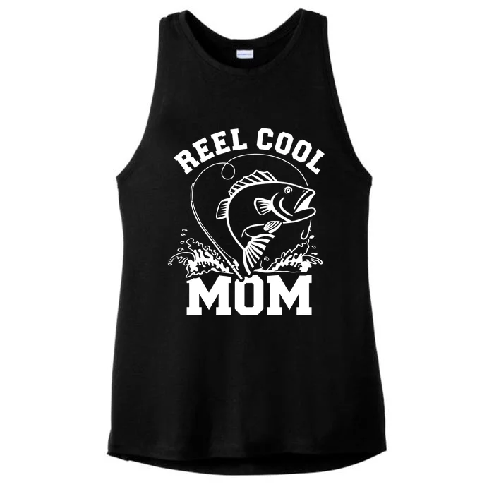 Fishing Reel Cool Mom Great Gift Ladies Tri-Blend Wicking Tank