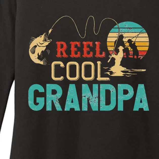 Fishing Reel Cool Grandpa Father’s Day Gift For Fisherman Womens CVC Long Sleeve Shirt