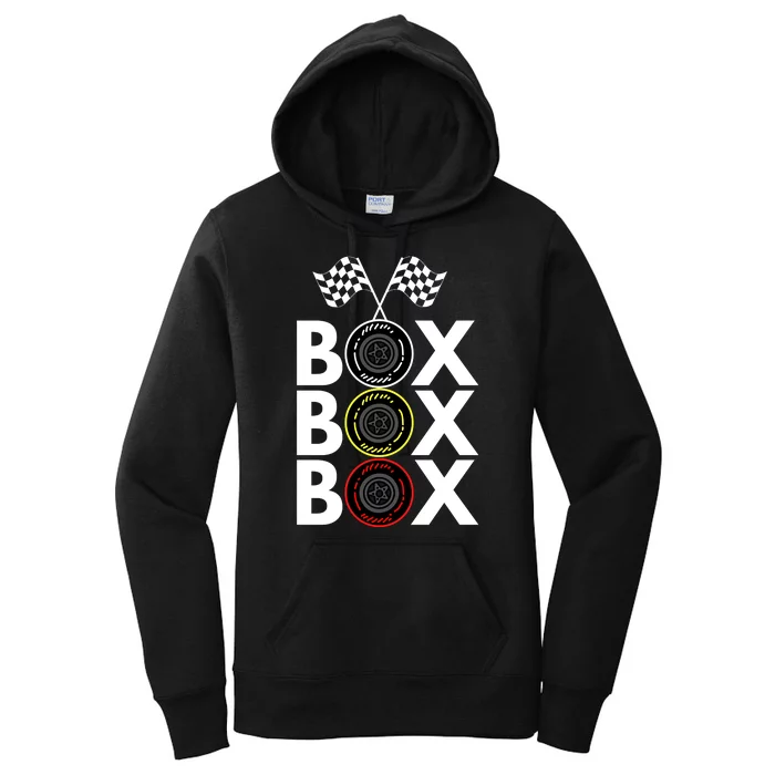 Formula Racing Car Box Box Box Radio Call To PitBox Car Race Formula Racing Women's Pullover Hoodie