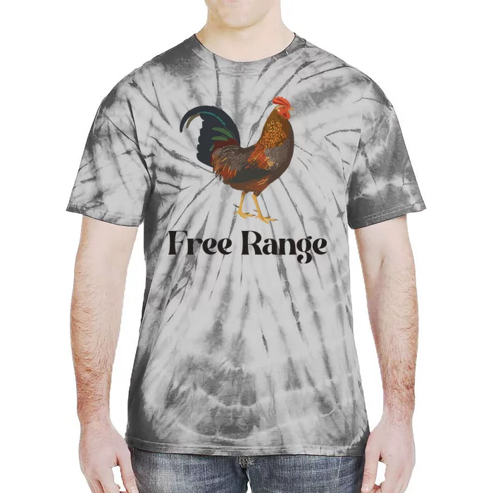 Free Range Chicken Farm Animal Tie-Dye T-Shirt