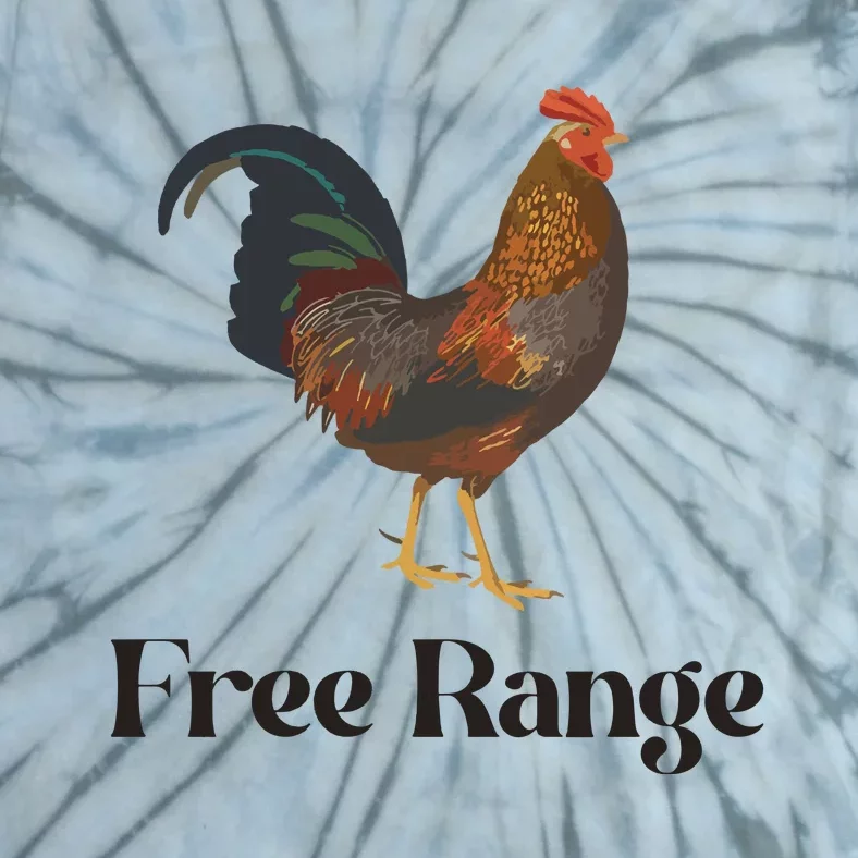 Free Range Chicken Farm Animal Tie-Dye T-Shirt