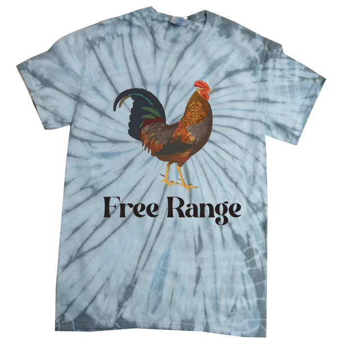 Free Range Chicken Farm Animal Tie-Dye T-Shirt