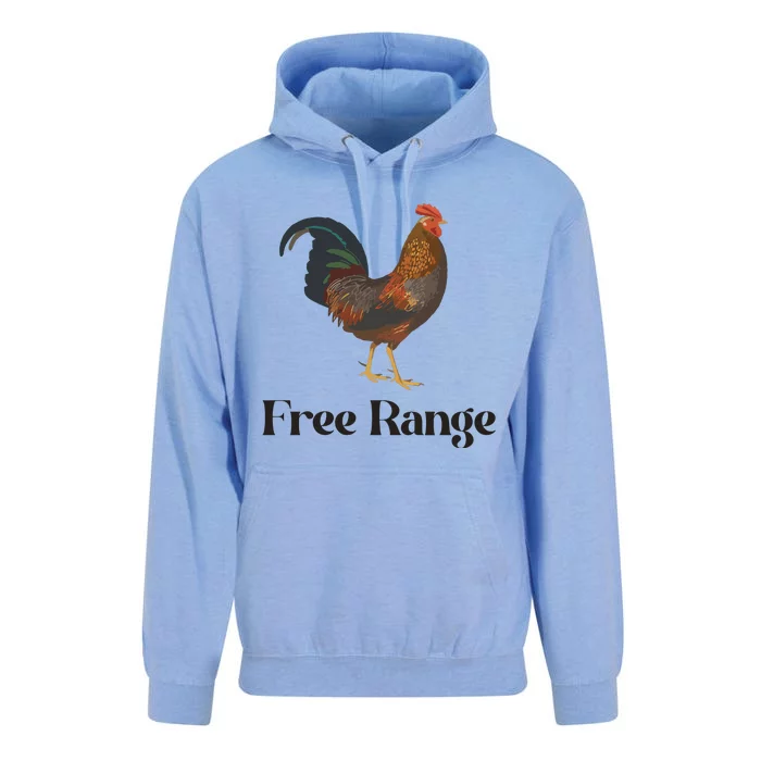 Free Range Chicken Farm Animal Unisex Surf Hoodie