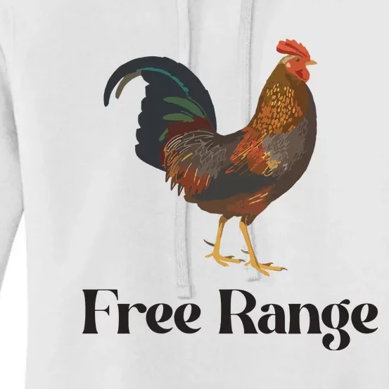 Free Range Chicken Farm Animal Women's Pullover Hoodie