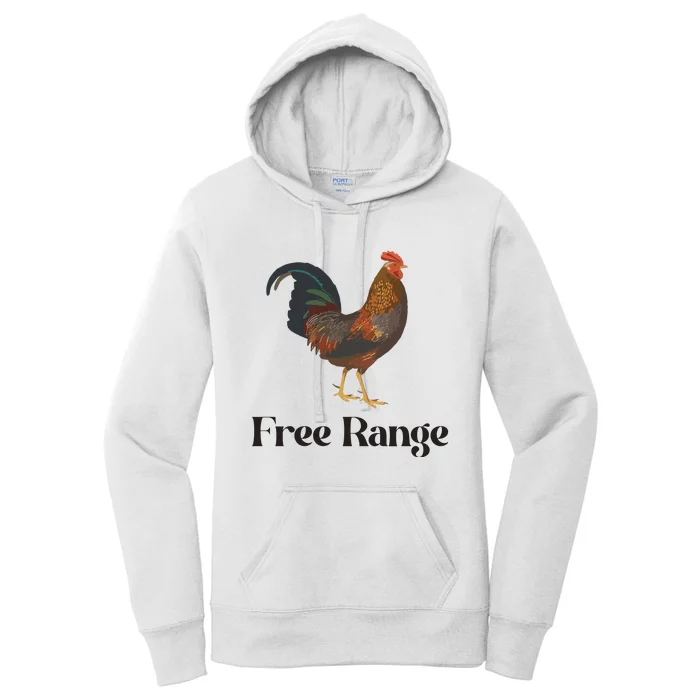 Free Range Chicken Farm Animal Women's Pullover Hoodie