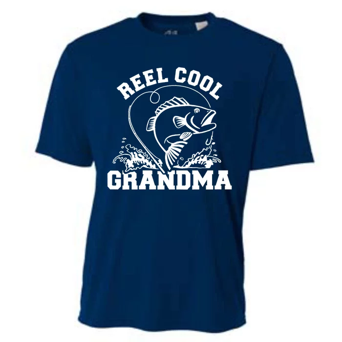 Fishing Reel cool grandma Cooling Performance Crew T-Shirt