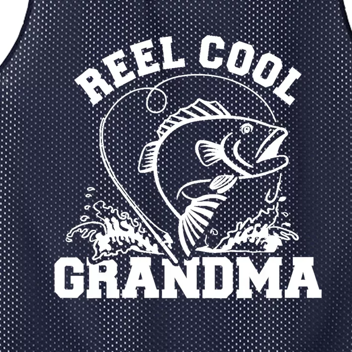 Fishing Reel cool grandma Mesh Reversible Basketball Jersey Tank