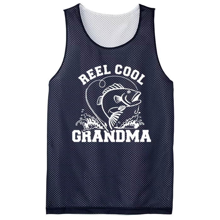 Fishing Reel cool grandma Mesh Reversible Basketball Jersey Tank