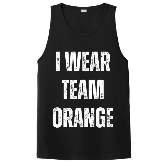 Formula Racing Car I Wear Team Orange F1 Formula One Racing Car Performance Tank