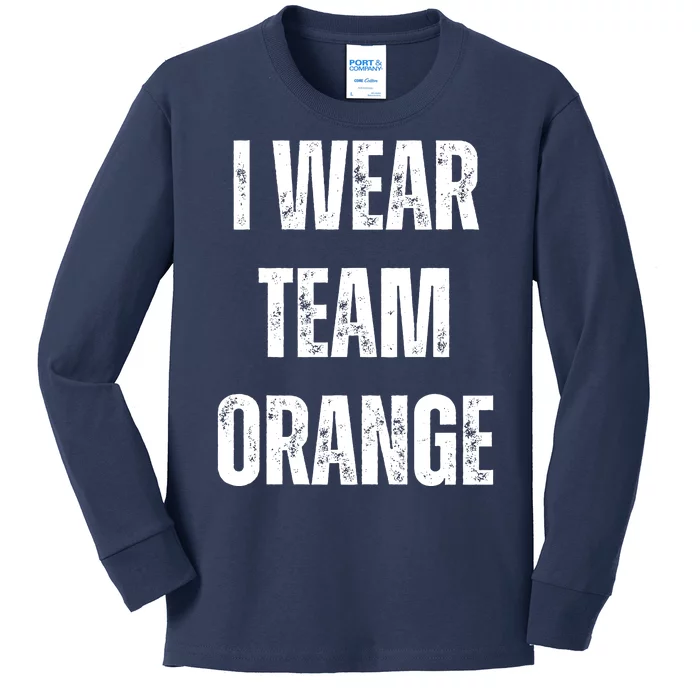 Formula Racing Car I Wear Team Orange F1 Formula One Racing Car Kids Long Sleeve Shirt