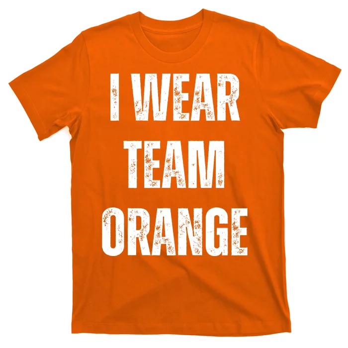 Formula Racing Car I Wear Team Orange F1 Formula One Racing Car T-Shirt