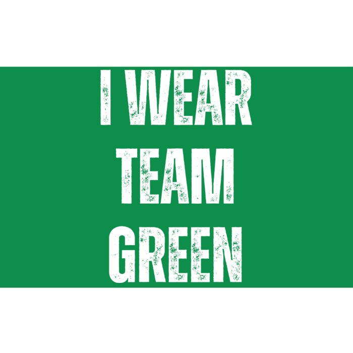 Formula Racing Car I Wear Team Green F1 Formula One Racing Car Bumper Sticker