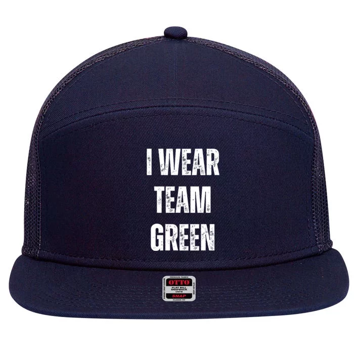 Formula Racing Car I Wear Team Green F1 Formula One Racing Car 7 Panel Mesh Trucker Snapback Hat