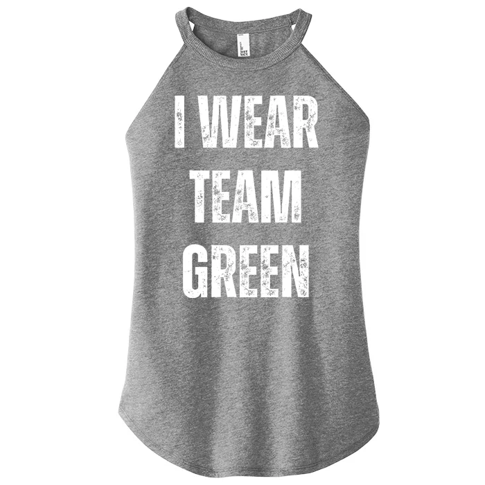 Formula Racing Car I Wear Team Green F1 Formula One Racing Car Women’s Perfect Tri Rocker Tank