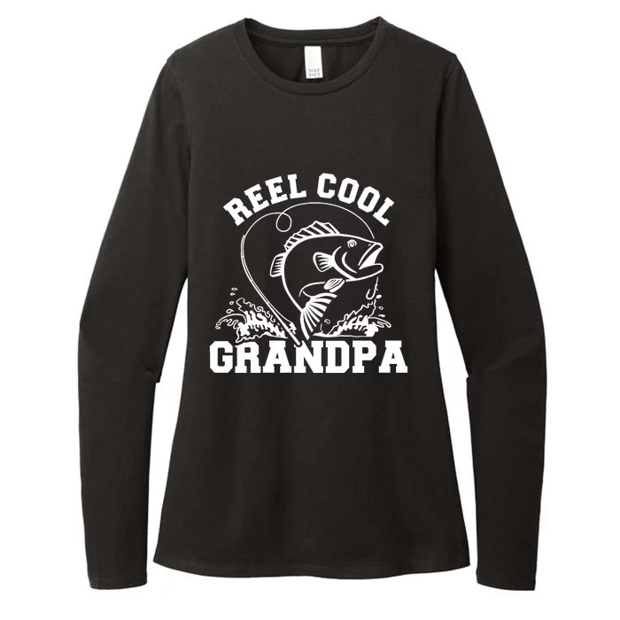 Fishing Reel cool grandpa Womens CVC Long Sleeve Shirt