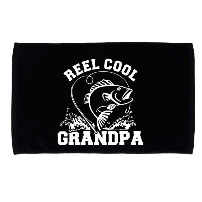 Fishing Reel cool grandpa Microfiber Hand Towel