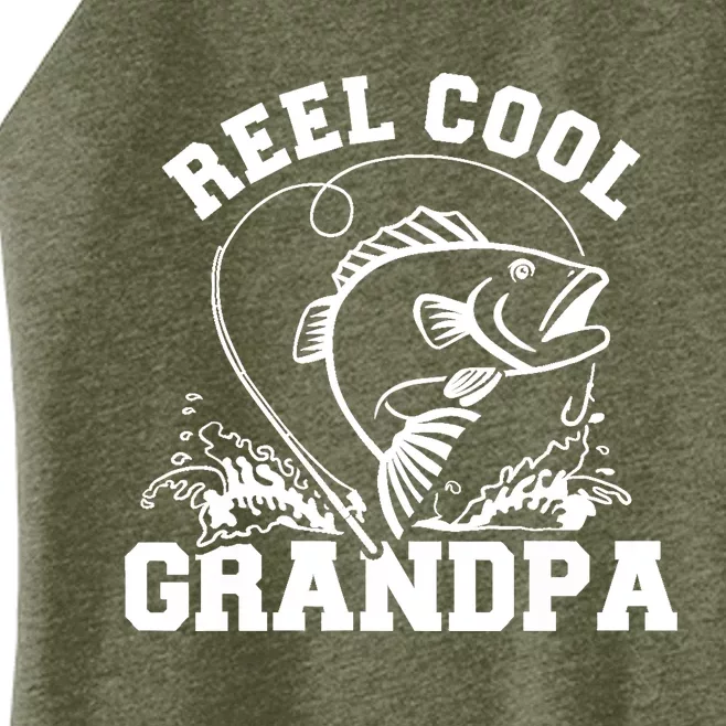 Fishing Reel cool grandpa Women’s Perfect Tri Rocker Tank