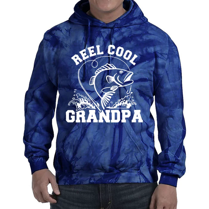 Fishing Reel cool grandpa Tie Dye Hoodie