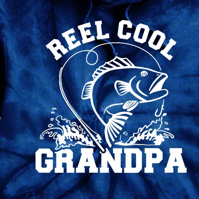 Fishing Reel cool grandpa Tie Dye Hoodie