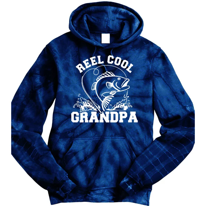 Fishing Reel cool grandpa Tie Dye Hoodie