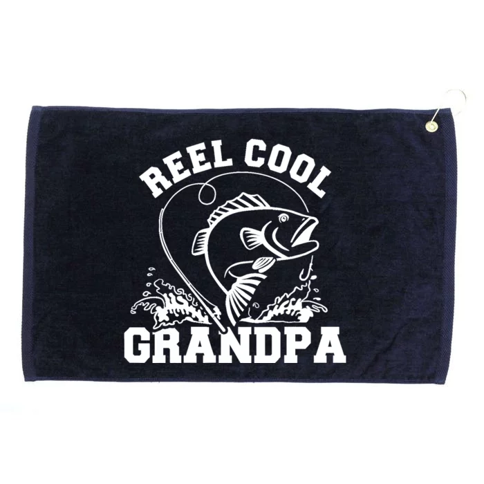 Fishing Reel cool grandpa Grommeted Golf Towel