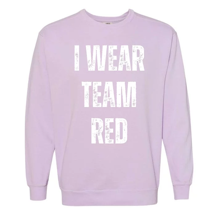 Formula Racing Car I Wear Team Red F1 Formula One Racing Car Garment-Dyed Sweatshirt