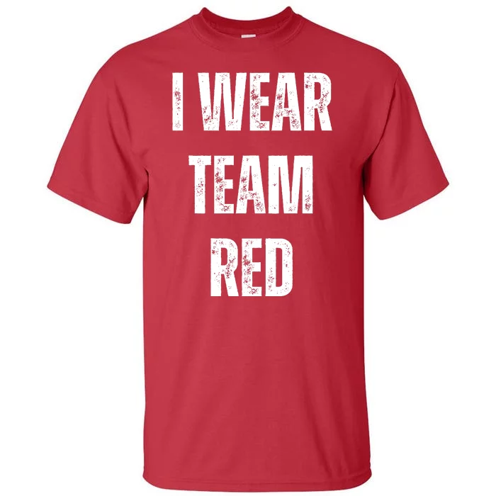 Formula Racing Car I Wear Team Red F1 Formula One Racing Car Tall T-Shirt