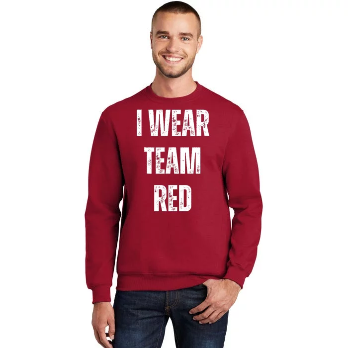 Formula Racing Car I Wear Team Red F1 Formula One Racing Car Tall Sweatshirt