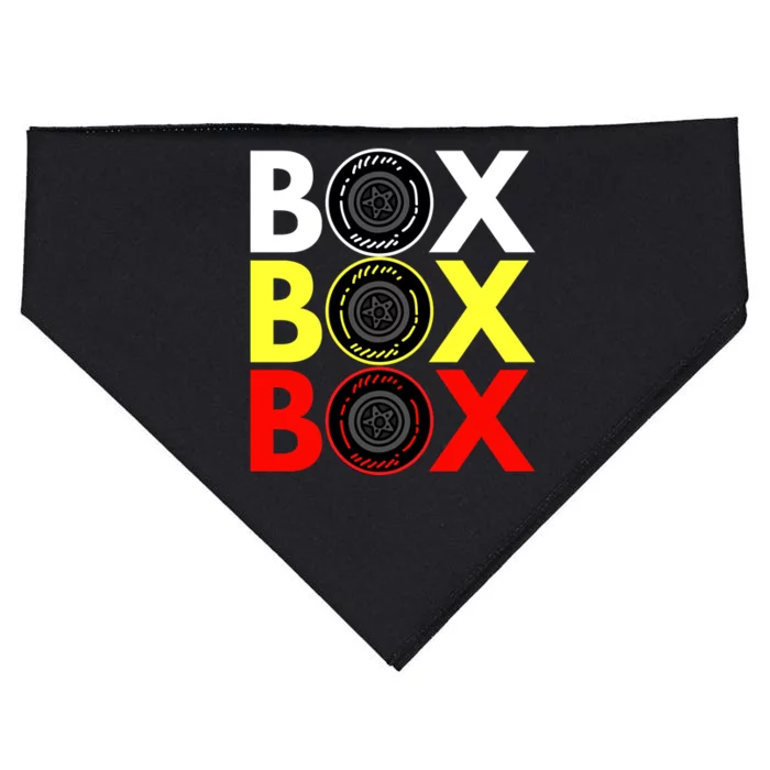 Formula Racing Car Box Box Box Radio Call To PitBox Car Race USA-Made Doggie Bandana