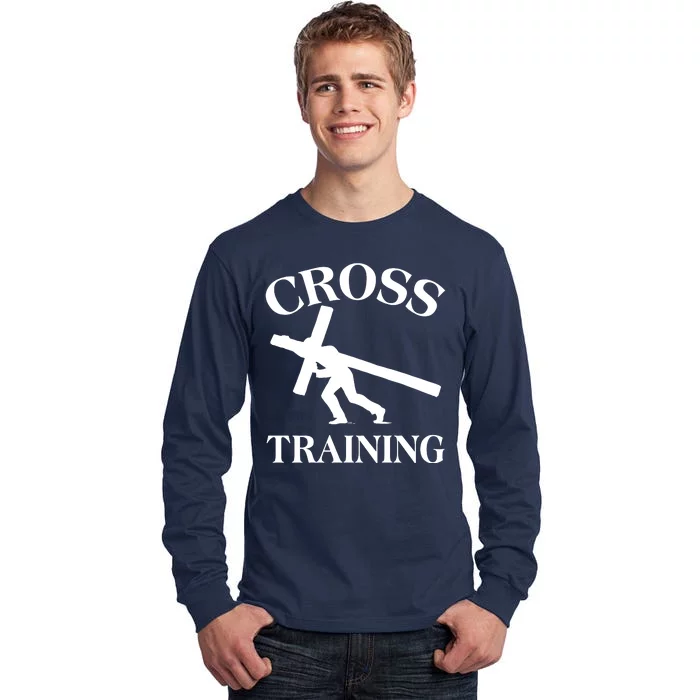 Funny Religous Cross Training Tall Long Sleeve T-Shirt