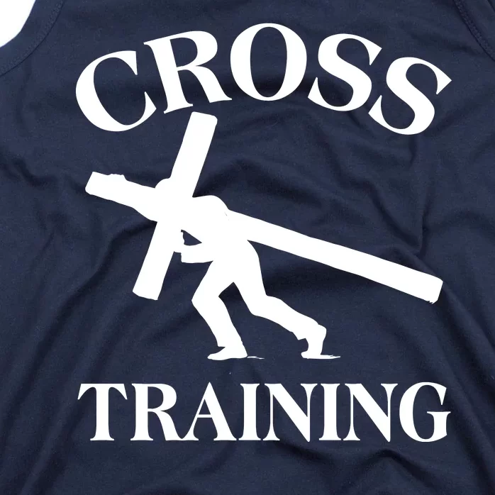 Funny Religous Cross Training Tank Top