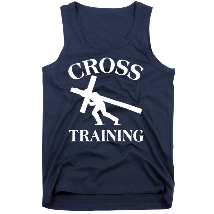 Funny Religous Cross Training Tank Top