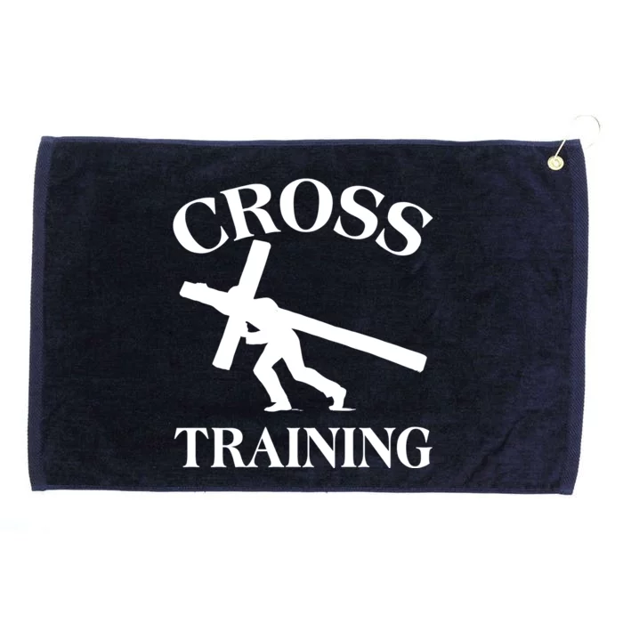 Funny Religous Cross Training Grommeted Golf Towel